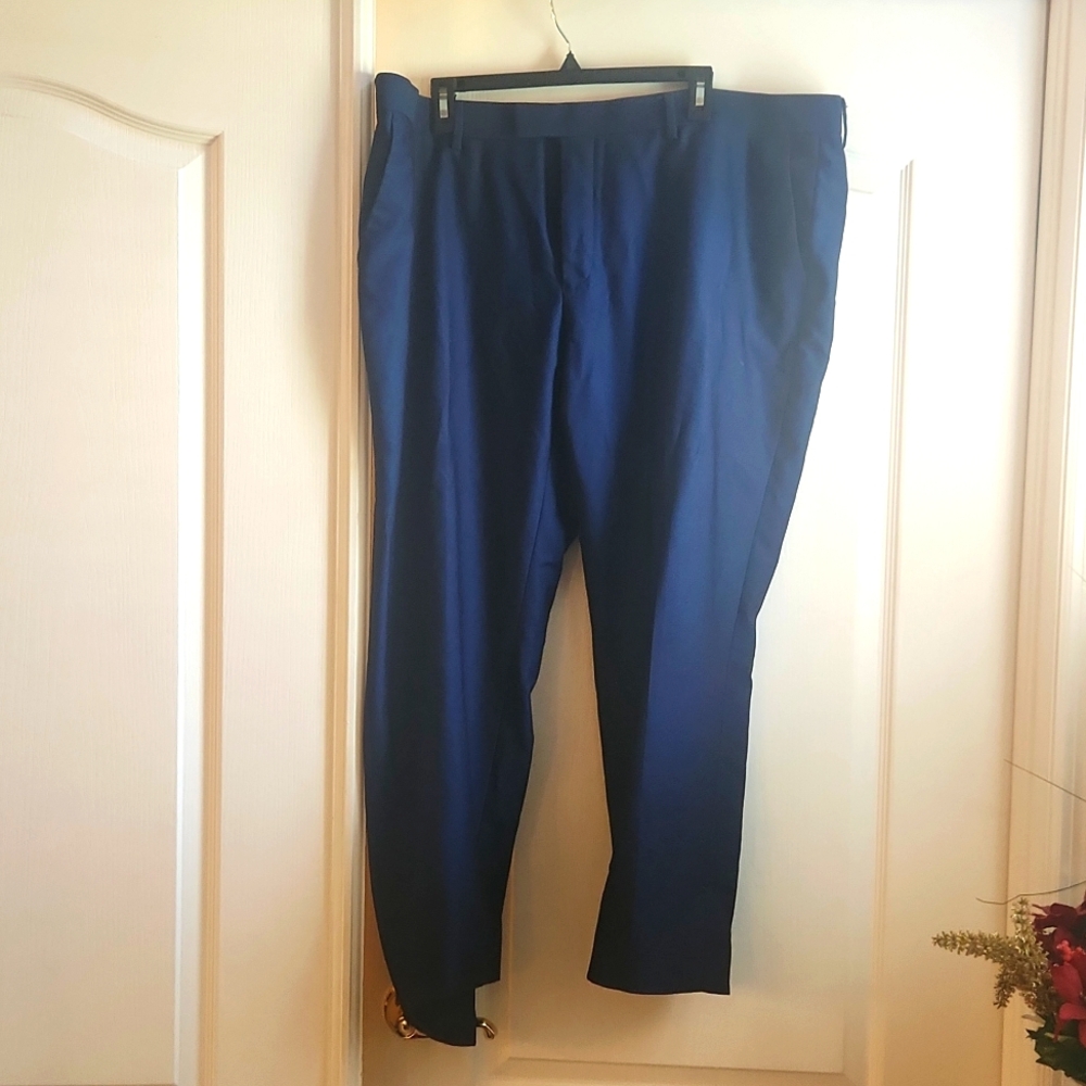 Men's Blue Dress Pants